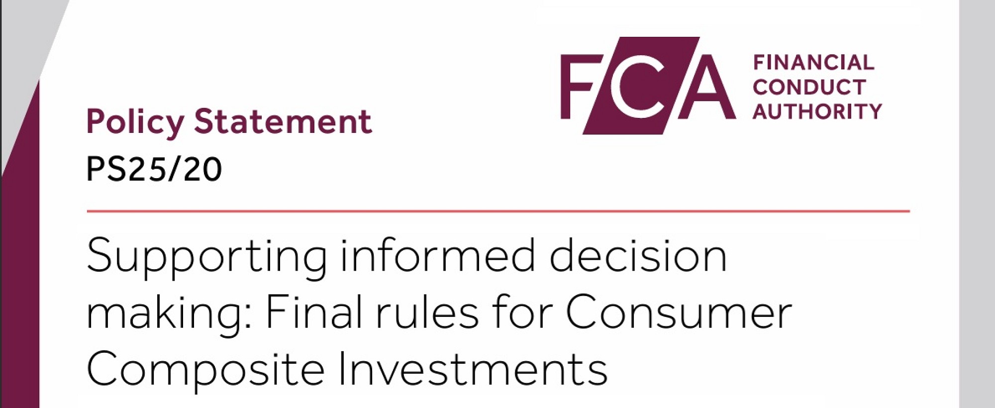 The FCA's new CCI rules resolve an issue which has long plagued the investment trust industry